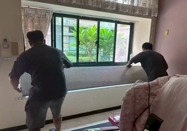 房屋整修人造石施工鋪設實景